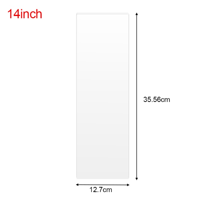 Transparent Cake Making Scraper Rectangular