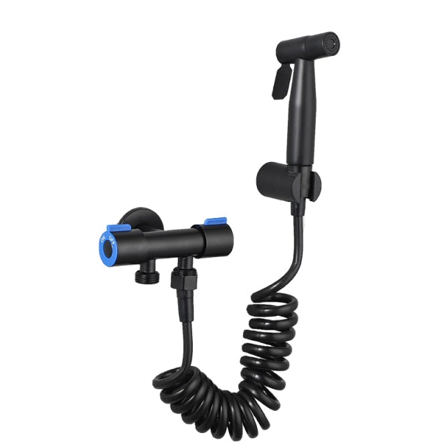 Black Portable Bidet Sprayer Stainless Steel
