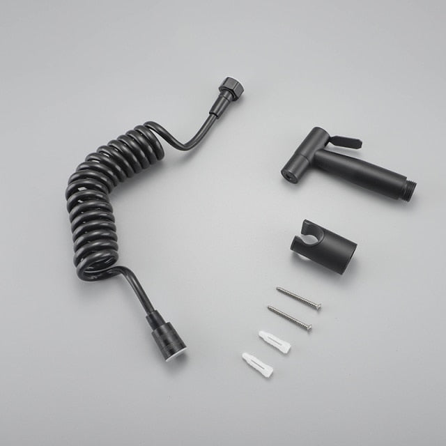 Black Portable Bidet Sprayer Stainless Steel