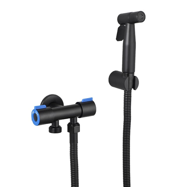 Black Portable Bidet Sprayer Stainless Steel