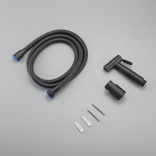 Black Portable Bidet Sprayer Stainless Steel