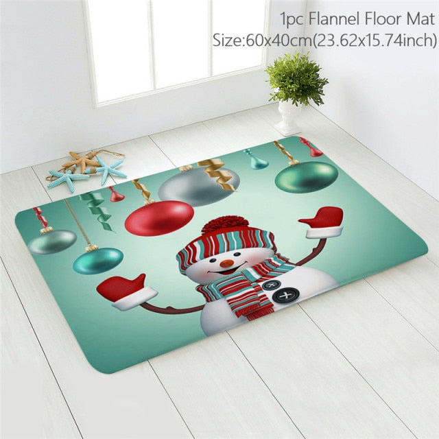 Christmas Decorations Door Mat Floor Carpet