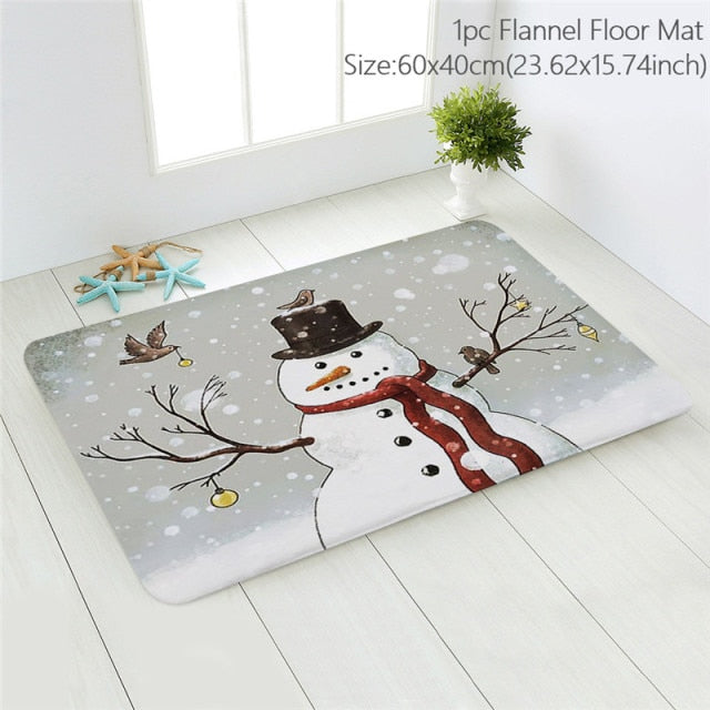 Christmas Decorations Door Mat Floor Carpet