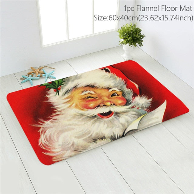 Christmas Decorations Door Mat Floor Carpet
