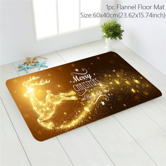 Christmas Decorations Door Mat Floor Carpet