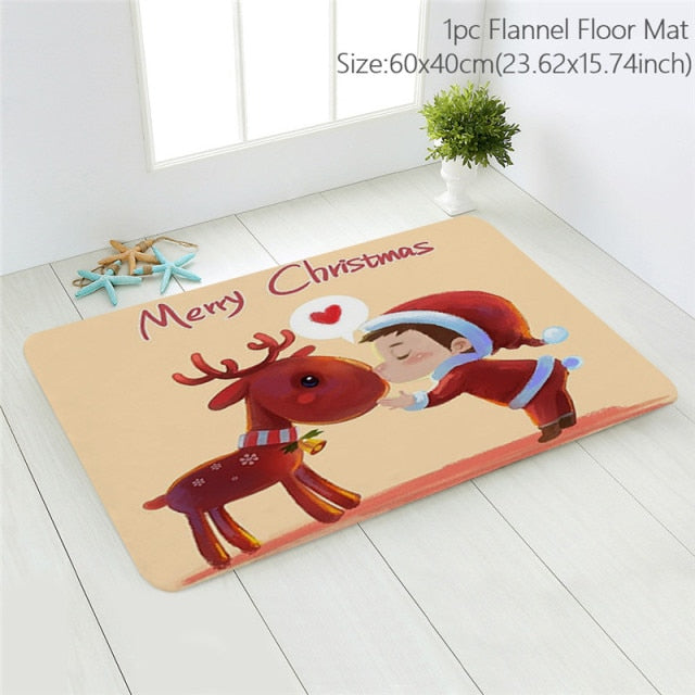 Christmas Decorations Door Mat Floor Carpet