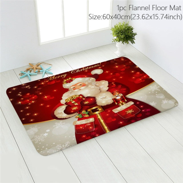 Christmas Decorations Door Mat Floor Carpet