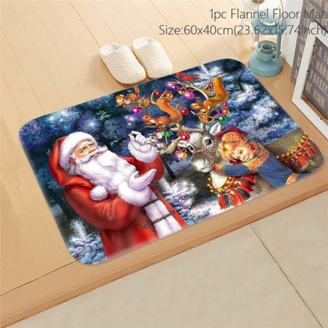 Christmas Decorations Door Mat Floor Carpet