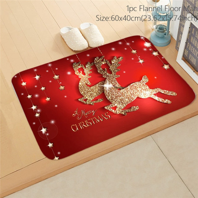 Christmas Decorations Door Mat Floor Carpet