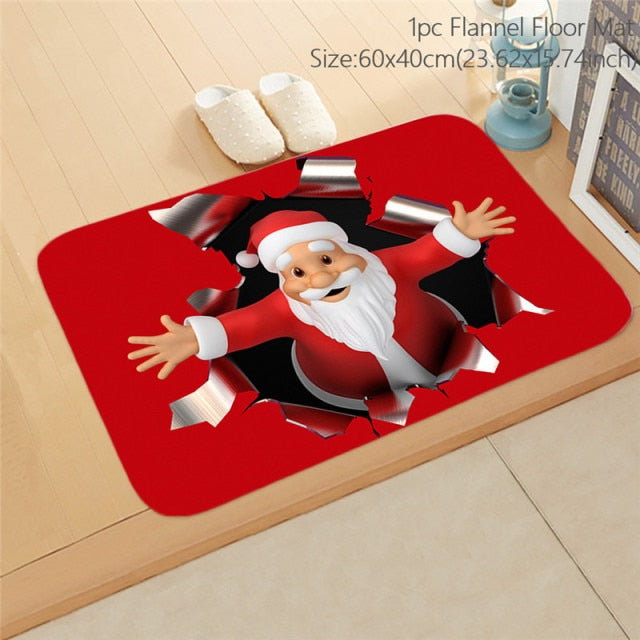 Christmas Decorations Door Mat Floor Carpet