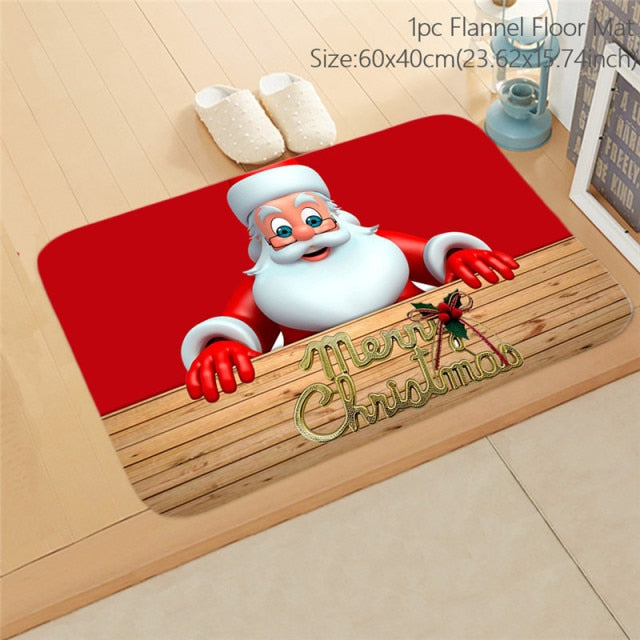 Christmas Decorations Door Mat Floor Carpet