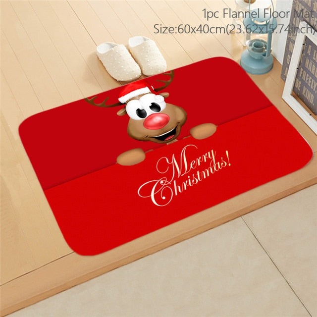 Christmas Decorations Door Mat Floor Carpet