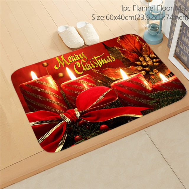 Christmas Decorations Door Mat Floor Carpet