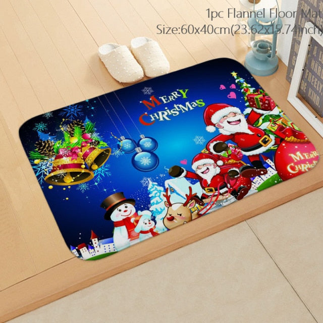 Christmas Decorations Door Mat Floor Carpet