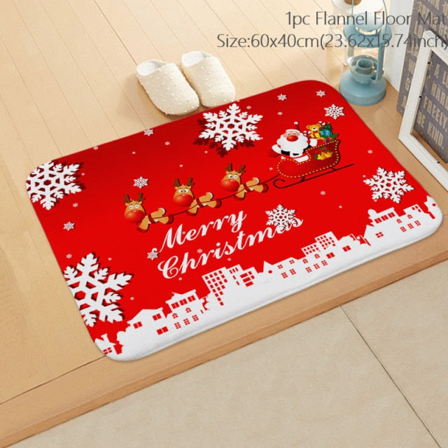 Christmas Decorations Door Mat Floor Carpet