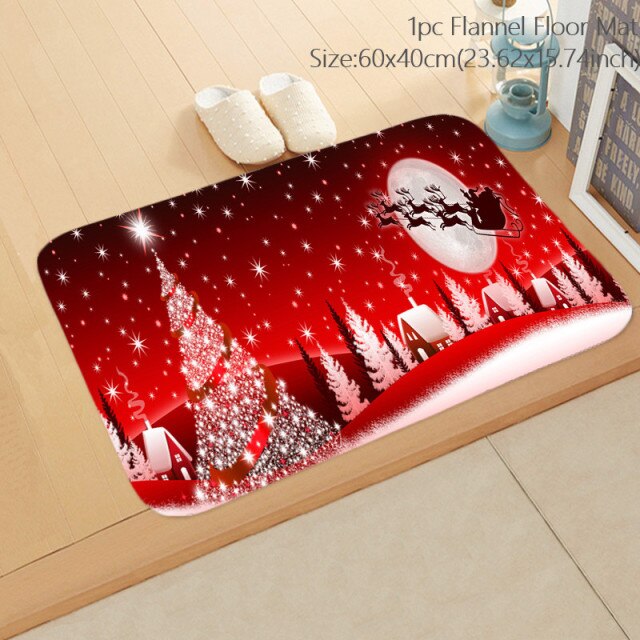Christmas Decorations Door Mat Floor Carpet