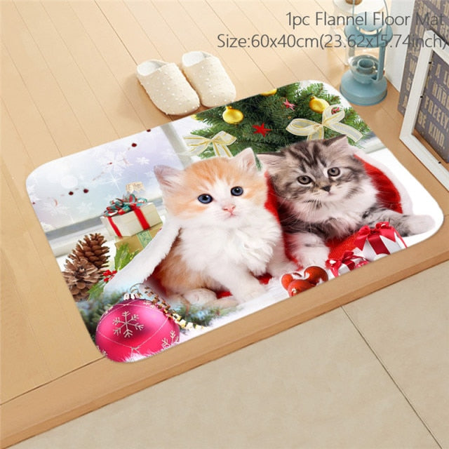 Christmas Decorations Door Mat Floor Carpet
