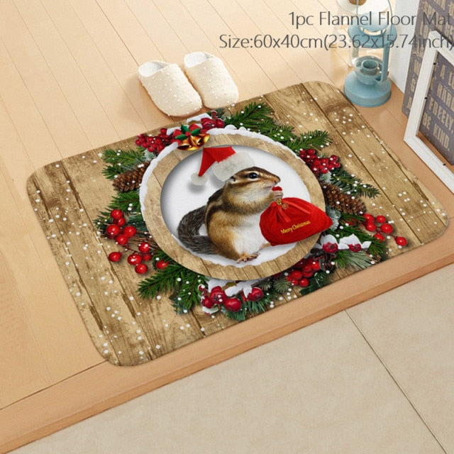 Christmas Decorations Door Mat Floor Carpet