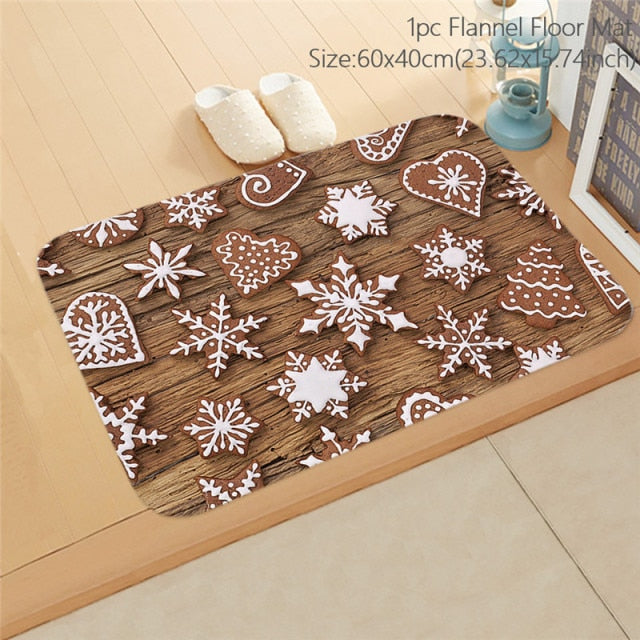 Christmas Decorations Door Mat Floor Carpet
