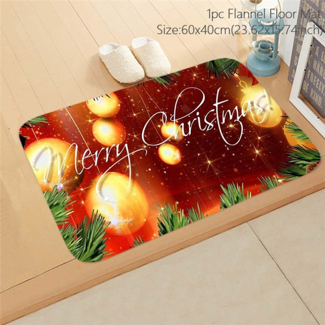 Christmas Decorations Door Mat Floor Carpet