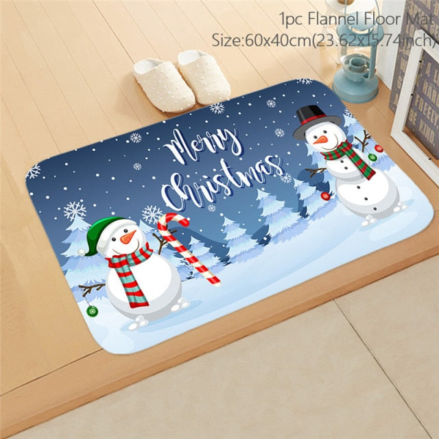 Christmas Decorations Door Mat Floor Carpet