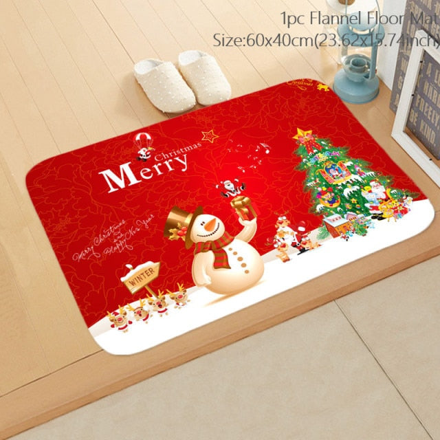 Christmas Decorations Door Mat Floor Carpet