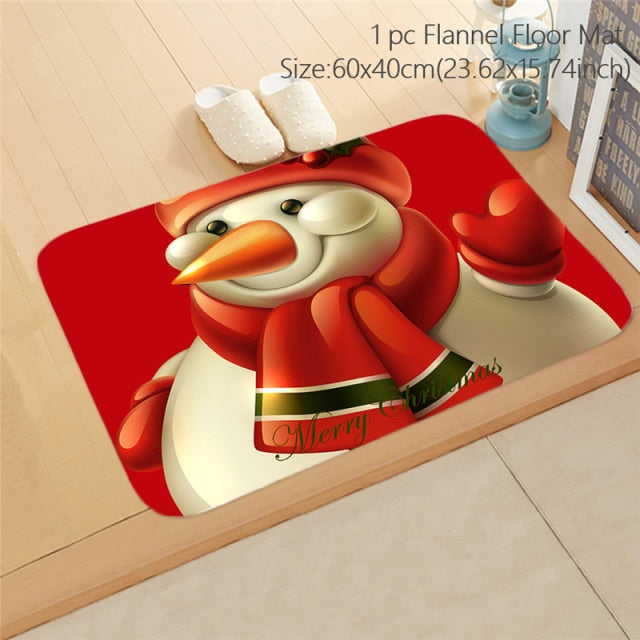 Christmas Decorations Door Mat Floor Carpet