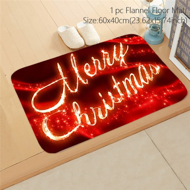 Christmas Decorations Door Mat Floor Carpet