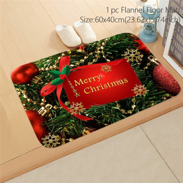 Christmas Decorations Door Mat Floor Carpet
