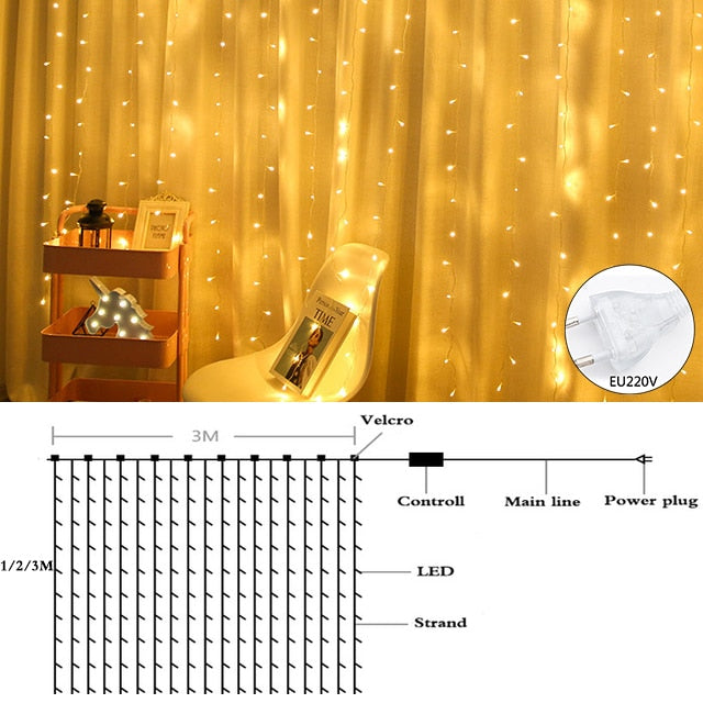 Snowflake LED Light Christmas Tree