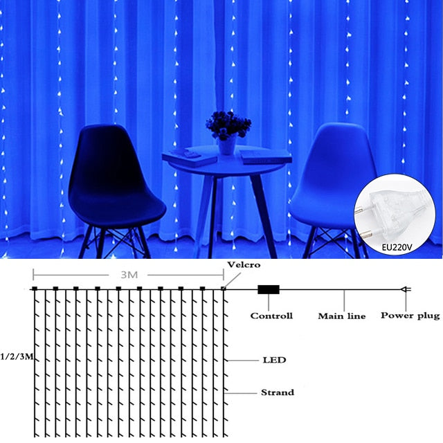 Snowflake LED Light Christmas Tree