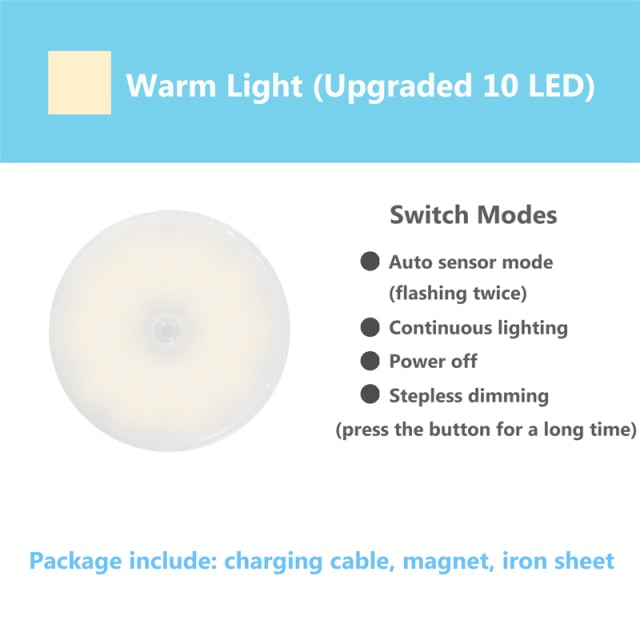 PIR Motion Sensor LED Night Light
