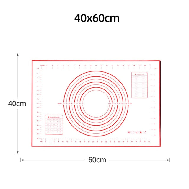 Silicone Mat Pad Baking Sheet Pizza Dough Maker
