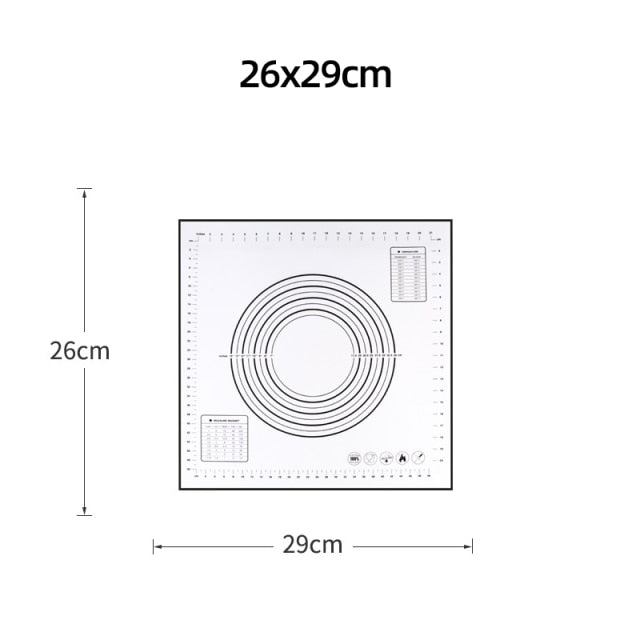 Silicone Mat Pad Baking Sheet Pizza Dough Maker