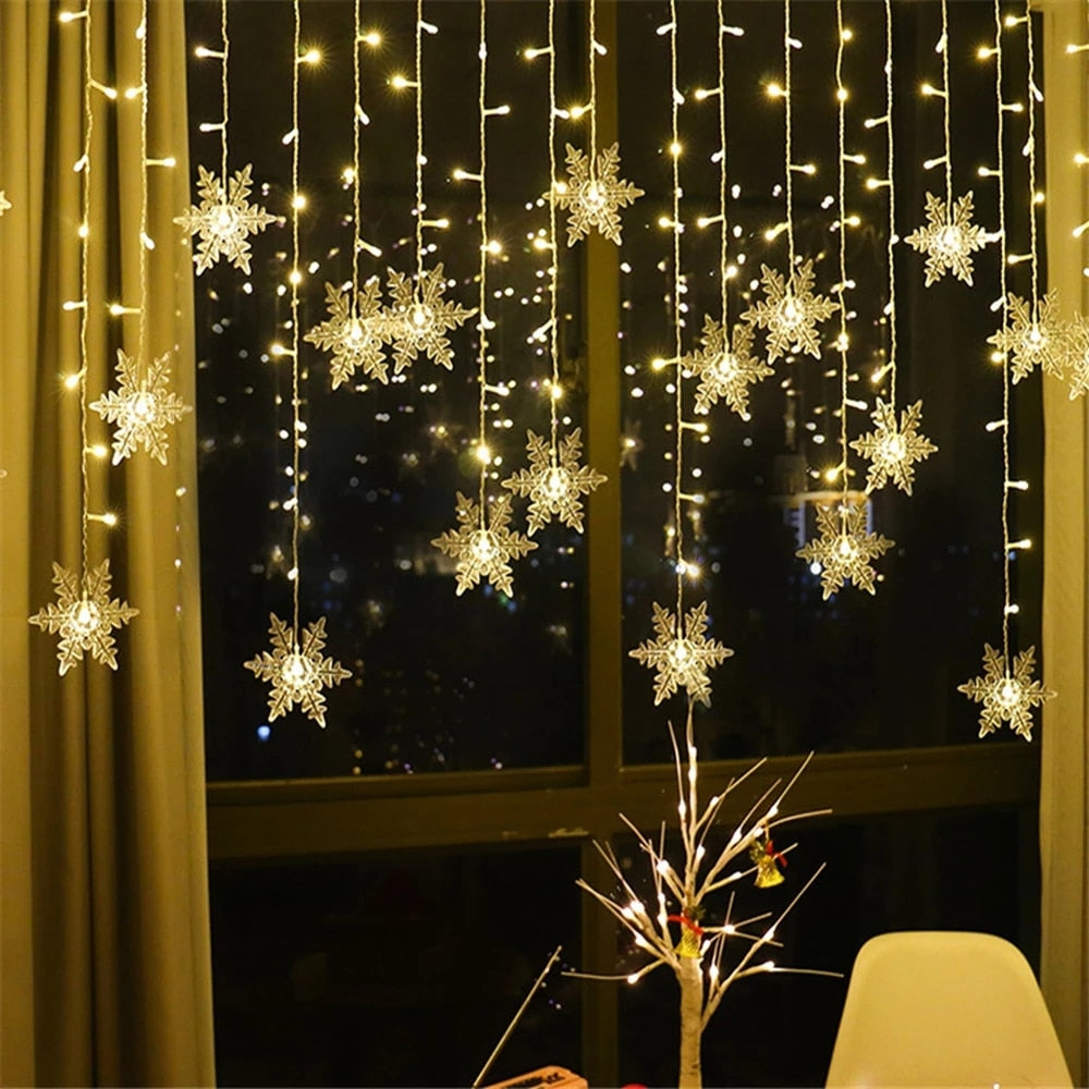 Snowflake LED Light Christmas Tree