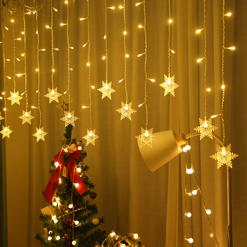 3.5M Christmas Light Led Snowflake Curtain