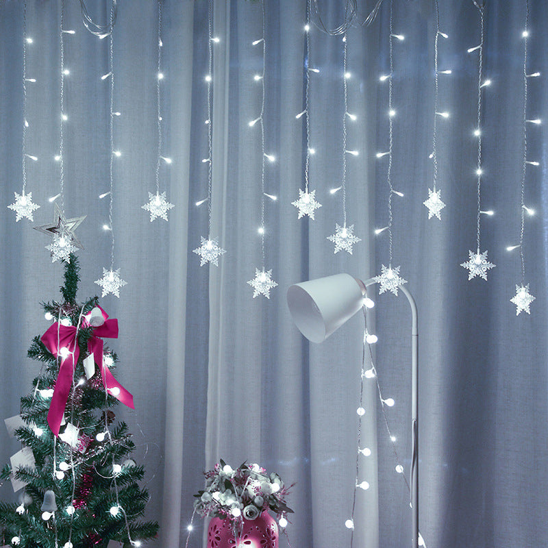 3.5M Christmas Light Led Snowflake Curtain