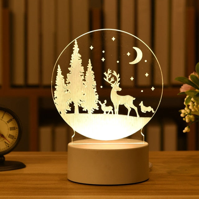 3D Acrylic USB Night Light