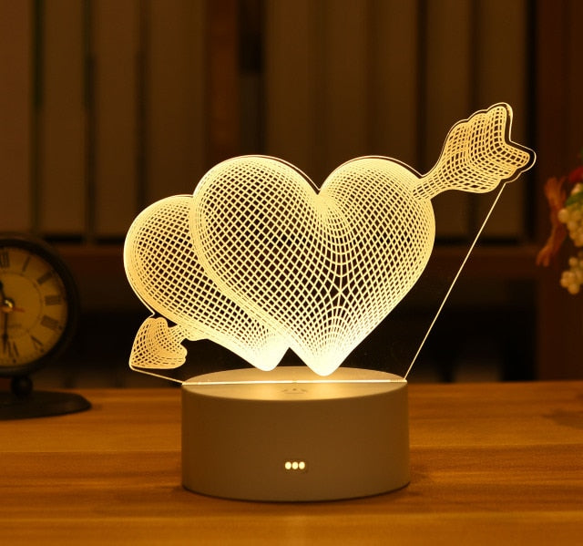 3D Acrylic USB Night Light