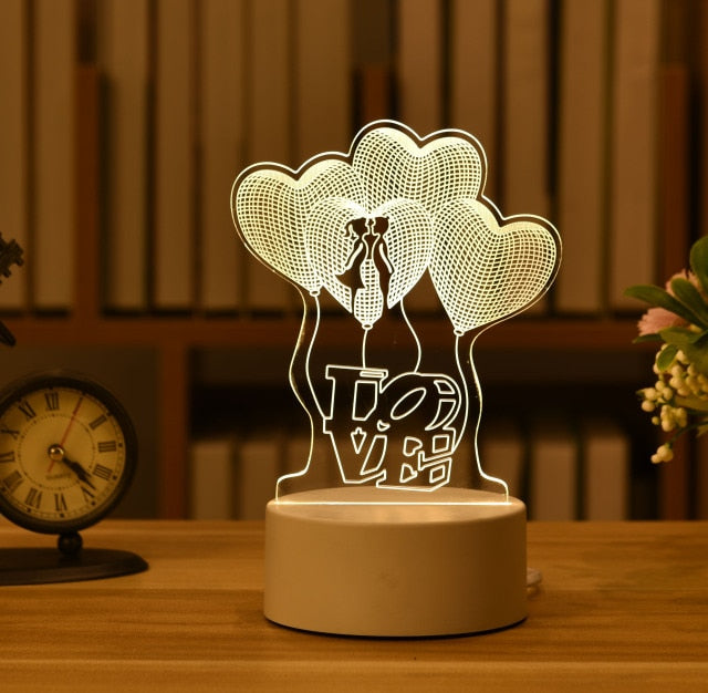 3D Acrylic USB Night Light