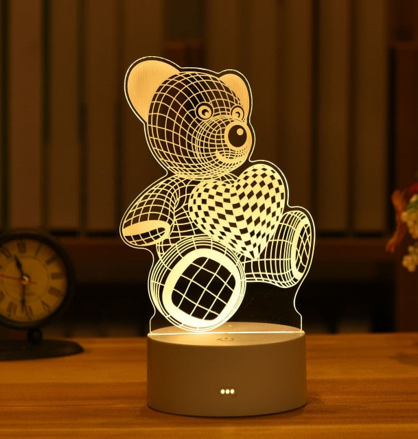 3D Acrylic USB Night Light