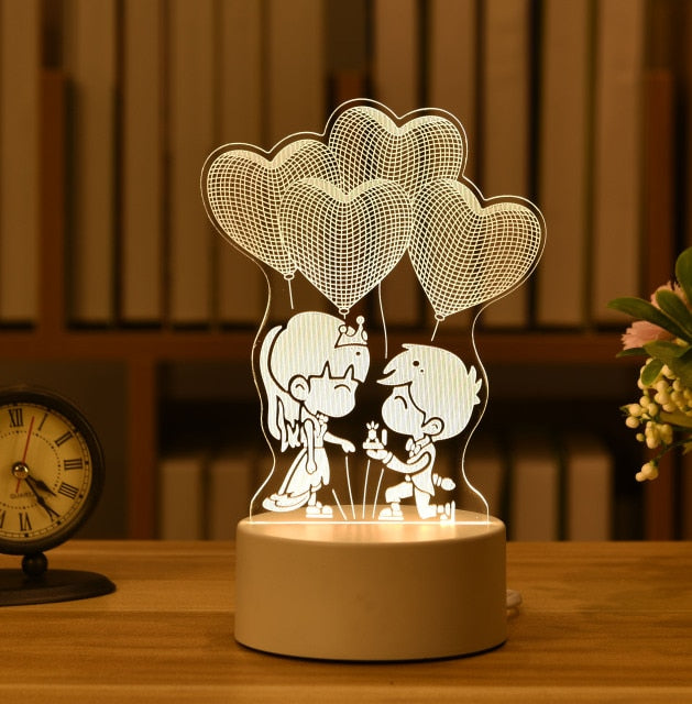 3D Acrylic USB Night Light