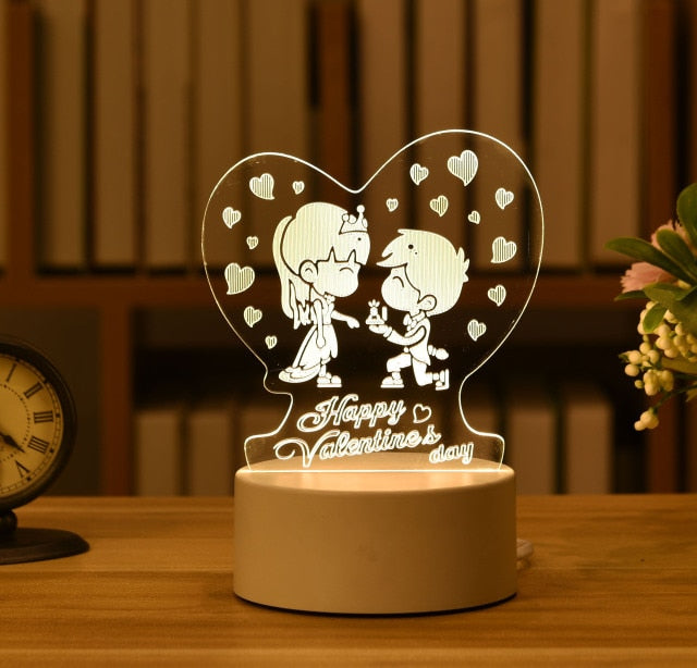 3D Acrylic USB Night Light
