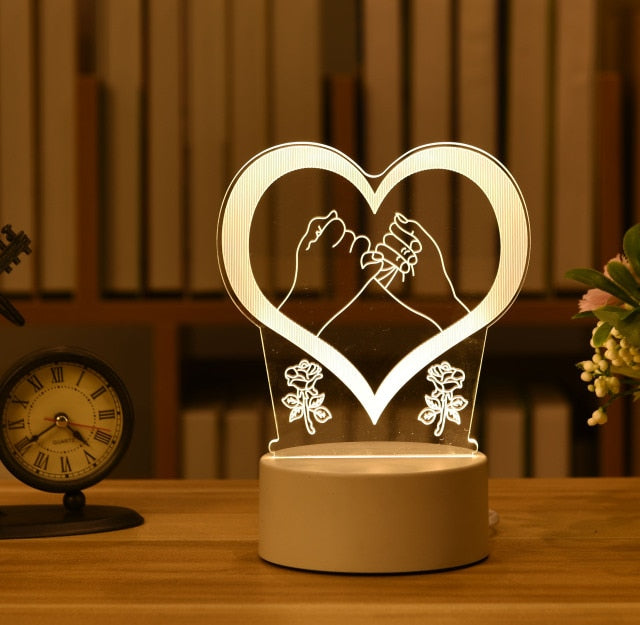 3D Acrylic USB Night Light