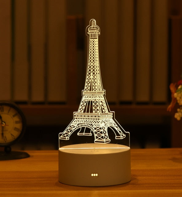 3D Acrylic USB Night Light