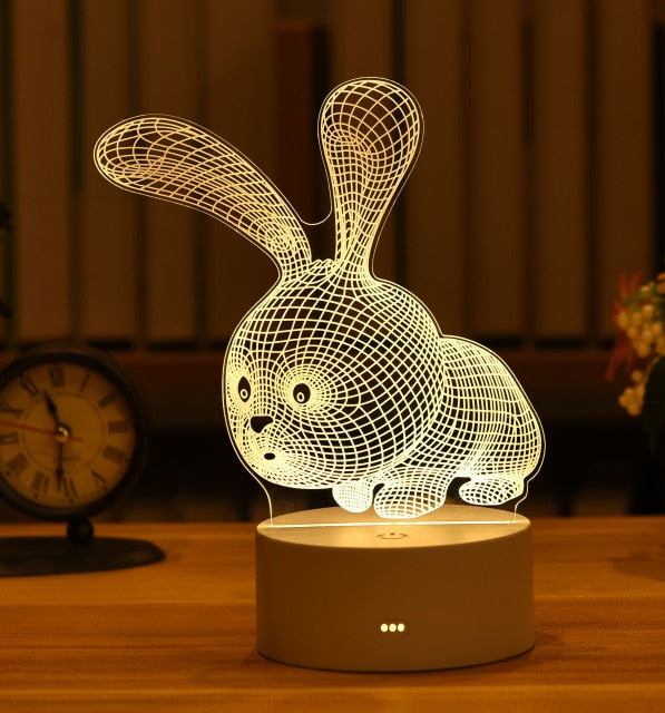 3D Acrylic USB Night Light