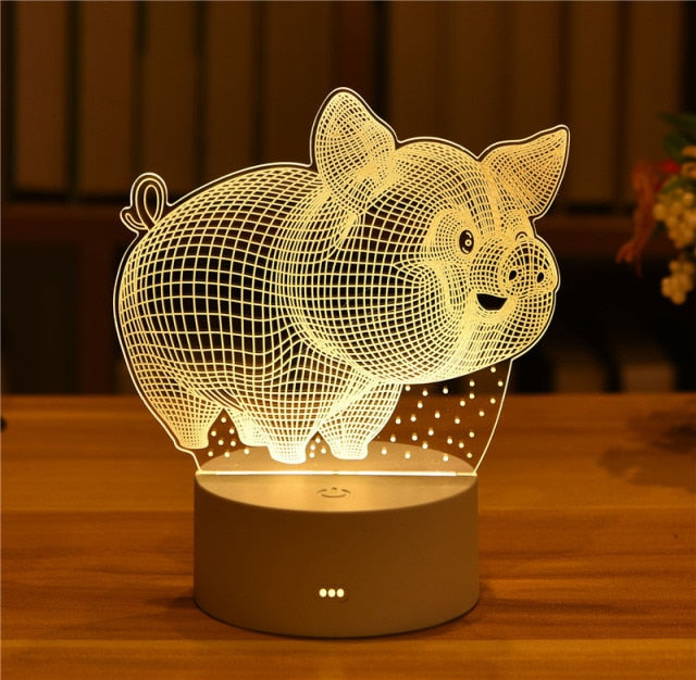 3D Acrylic USB Night Light