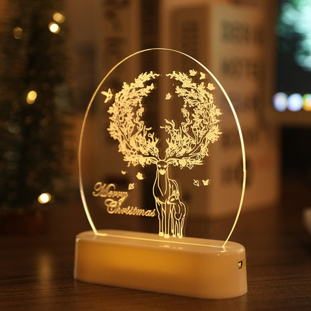 3D Acrylic USB Night Light