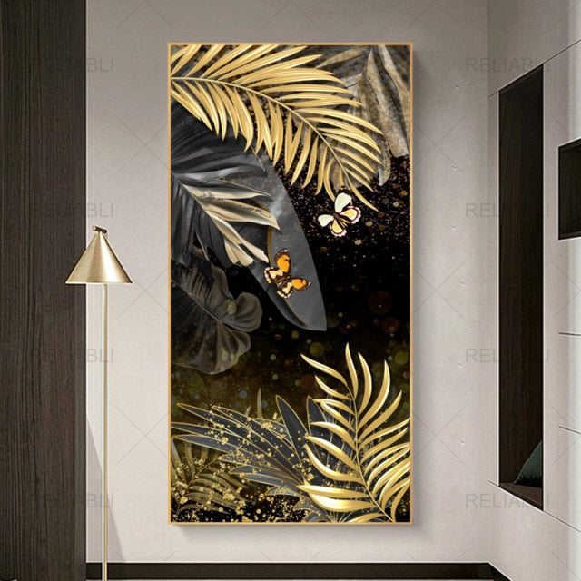 Abstract Flower Picture Canvas Painting