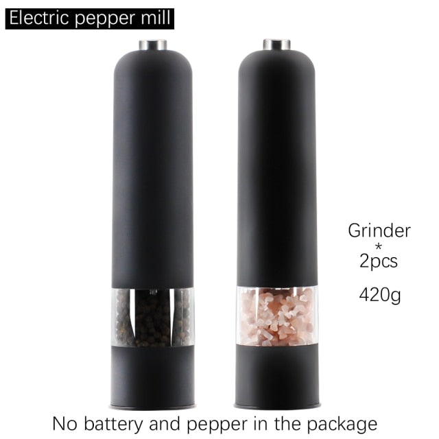 Automatic Salt Pepper Grinder Set